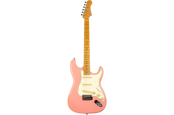 Jet Guitars JS-300 Guitare Électrique Burgundy Pink Set image 2
