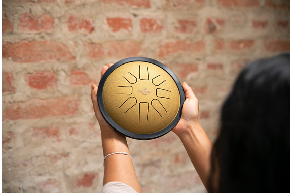 Meinl Sonic Energy SSTD3G Small Steel Tongue Drum Gold C-Moll image 2