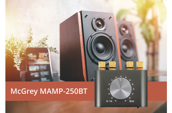 McGrey MAMP-250BT Mini-hifi-versterker 100 Watt image 2