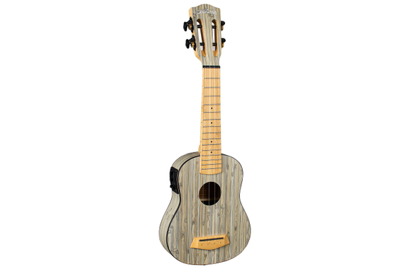Cascha 2315E Bamboo Sopran Ukulele Graphit Set image 2