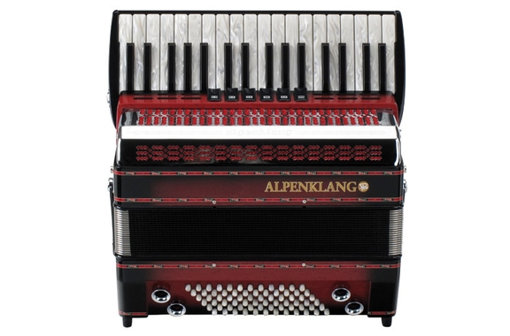 Alpenklang Pro acordeón III 72 MH Shadow Red image 2