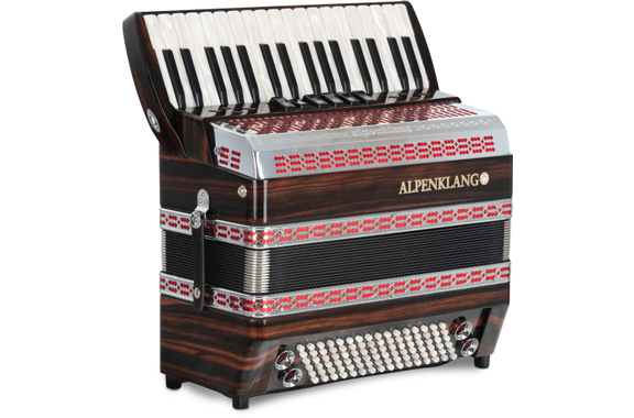Alpenklang Pro Accordeon III 96 Toetsen-Steierse Ebenhout image 2