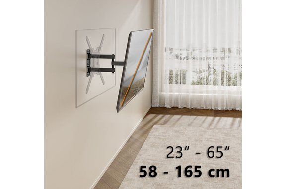 my wall HEG6L Draaibare TV-Wandbeugel 23" - 65" image 2