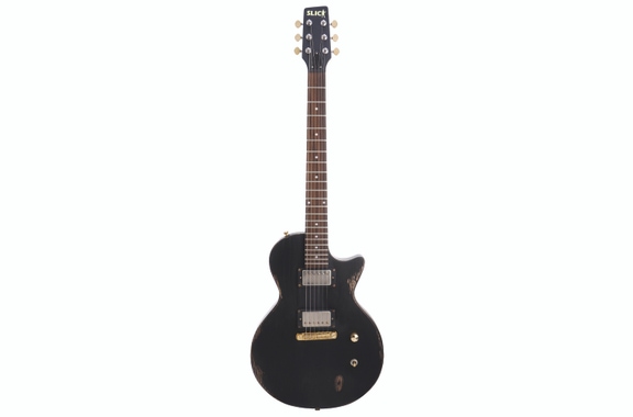 Slick SL52 BK Electric Guitar Black image 2