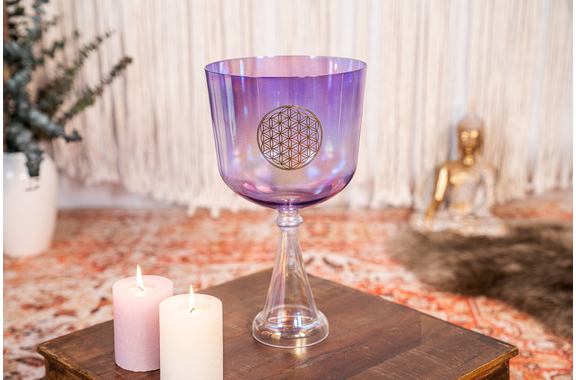 Meinl Sonic Energy CSC8FPFOL Crystal Singing Chalice 8" image 2