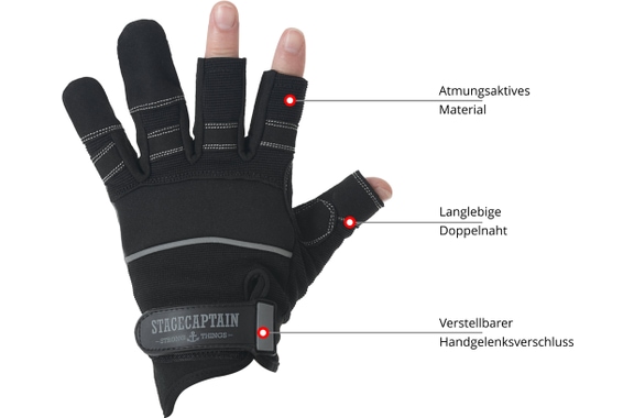 Stagecaptain RGL-2F Rigger Handschoenen Maat XL 5x Set image 2