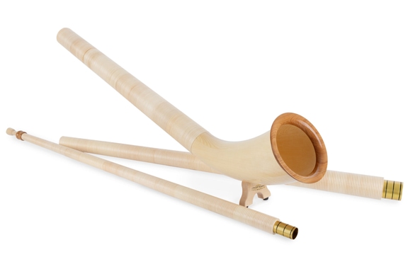 Lechgold Alphorn Deluxe F 360 cm 3-Piece image 2