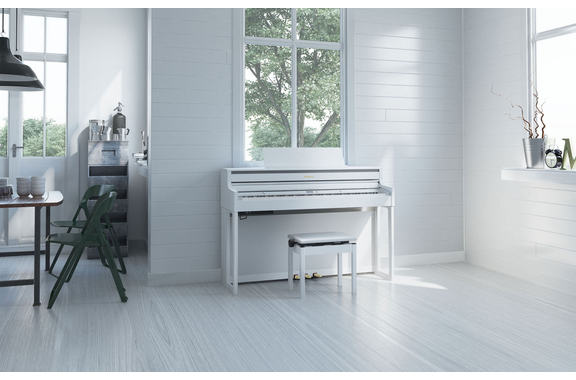 Roland HP704-WH Digitalpiano Weiß matt image 2