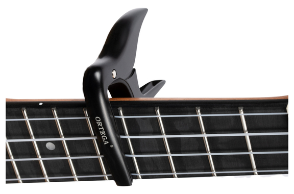 Ortega OCAPOUKE-SBK Capo Black image 2