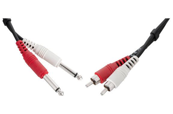 Pronomic J4RC-6 Cavo Audio Stereo 6,3 mm Jack/Cinch 6 m image 2