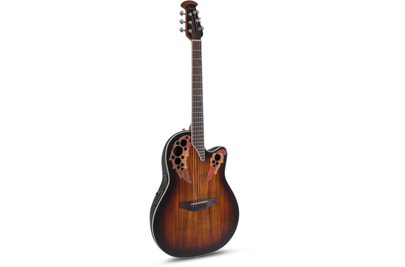 Ovation Celebrity Elite Plus CE48P Super Shallow Koa Burst image 2