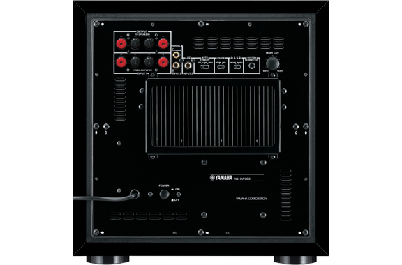 Yamaha NS-SW300 HiFi Aktiv Subwoofer Piano Black image 2