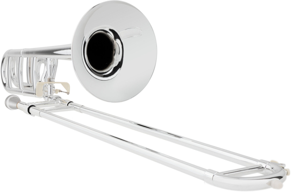 Classic Cantabile MardiBrass Trombone Quart en plastique Bb/F argent image 2