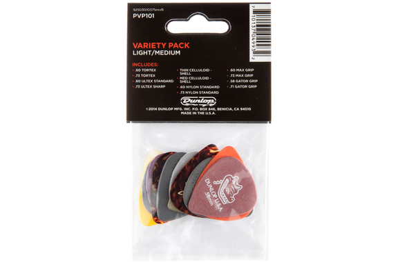 Dunlop PVP 101 Variety Picks LT/MED 12er Pack image 2