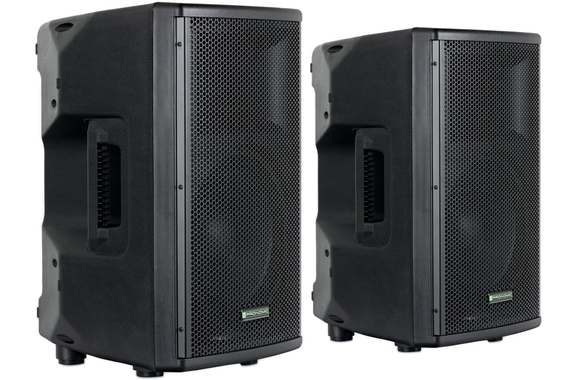 Pronomic E-210 MA Caja Activa de 10" 400 Vatios Set con Soportes image 2
