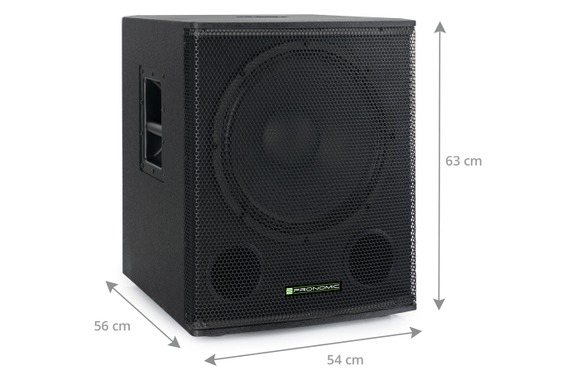 Pronomic Powerstage Economy 1815 2.2 Actief PA-systeem 850 watt image 2