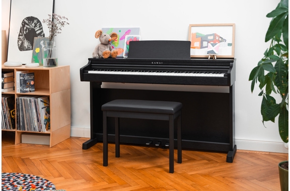 Kawai CX202B Pianoforte Digitale Nero Satinato Set image 2