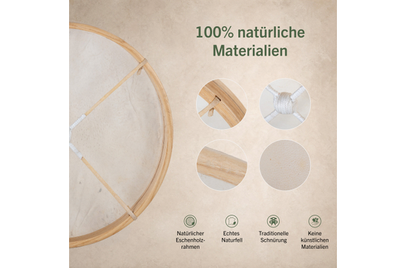 Classic Cantabile ND-14 Frame Drum 14" Tout Naturel image 2