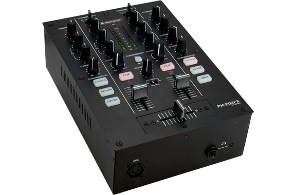 Omnitronic PM-202FX 2-Kanaals DJ-Mixer met Effecten image 2