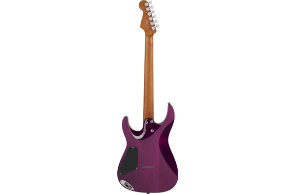 Charvel Pro-Mod Plus Dinky DK24 HH HT E Quilt Maple Violet Radiance image 2