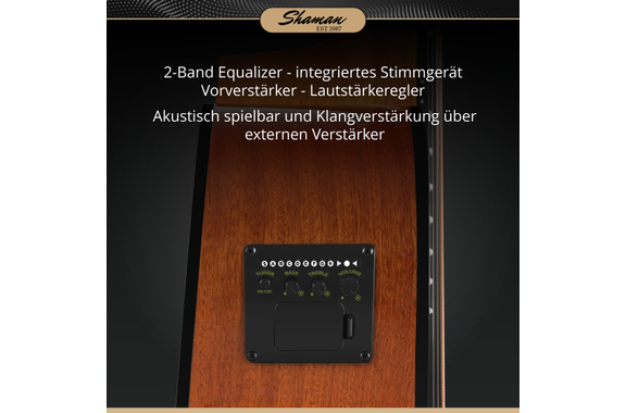Shaman AB4-50CE-NT Basse Acoustique Naturelle image 2