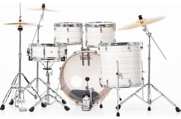 Pearl Export EXX725BR/C777 Drumkit Slipstream White Set mit Taschen image 2