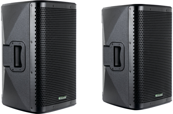 Pronomic C-210 MA Caja Activa 10" 400 Vatios Set con Soportes image 2