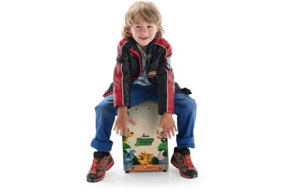 XDrum KC-37JB Kinder-Cajon "Jungle Beat" Set mit Schule image 2