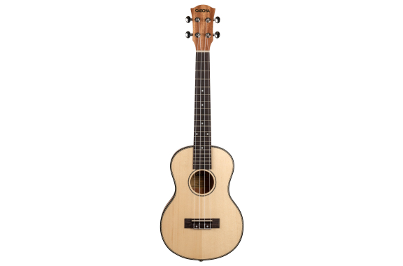 Cascha 2155 Solid Top Tenor Ukulele Bundle image 2