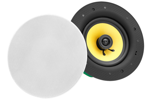 Pronomic CLS-880 WH 2-Wege High-End Gewebe Einbaulautsprecher 320 Watt mit Bluetooth Set image 2