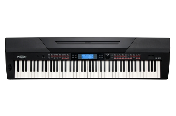Classic Cantabile SP-250 BK Stagepiano nero Set incl. supporto, cuffie e pedale image 2