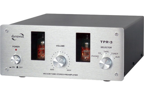 Dynavox TPR-3 Preamplificador De Válvulas Phono Plateado image 2
