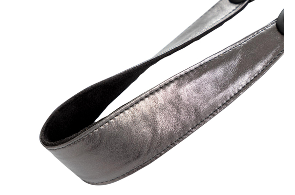 Classic Cantabile SGL Saxophone Strap Leather Silver image 2
