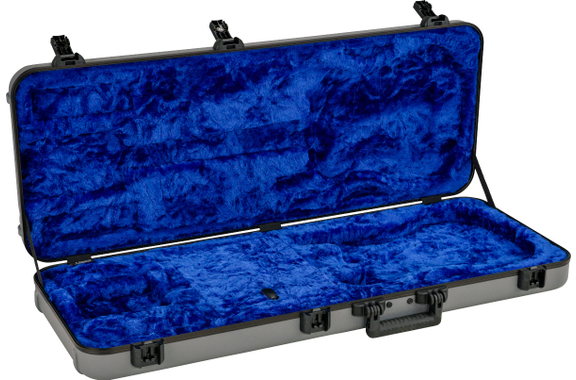 Fender Deluxe Molded Case Para Stratocaster/Telecaster Plata/Azul image 2
