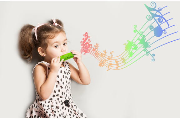 Classic Cantabile FBH-10 GN FunKids Armonica a Bocca C-Dur Verde image 2