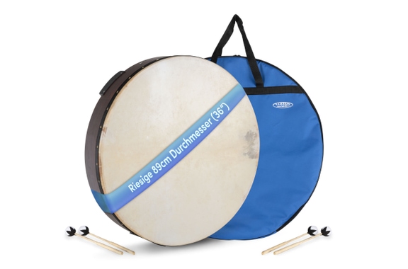 Classic Cantabile TD-36 Grande Tambour Sur Cadre Pour Enfants Et Adultes image 2