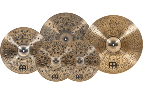 Meinl Pure Alloy Custom Extra Thin Hammered Expanded Set + Beckentasche image 2