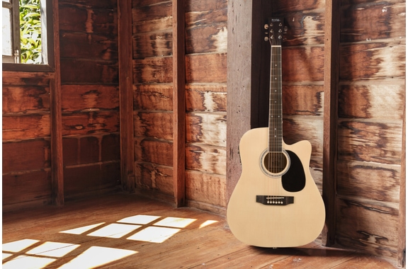 Rocktile WSD-8CE-NT Slim Line Westerngitarren Set image 2