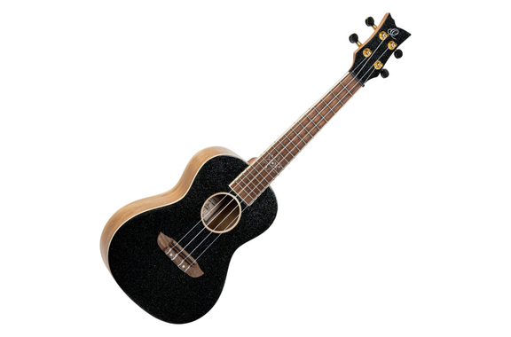 Ortega RUEL-MBK Element Series Concert Ukulele Metallic Black Set image 2