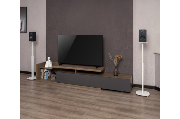 my wall HS 23 2 Soportes Para Cajas De Altavoces Blanco image 2