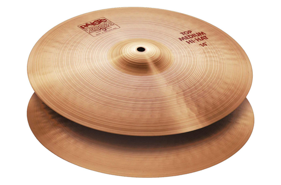 Paiste 2002 14" Medium Hi-Hat + HiHat Maschine SET image 2