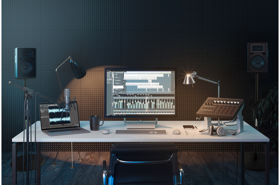 Pronomic SLS-128 BK Soporte para Monitor de Estudio con Base Redonda image 2