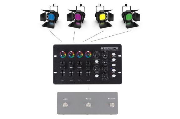 Showlite LDO-10 MKII FS LED DMX Operator  - Retoure (Zustand: sehr gut) image 2
