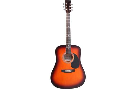 Classic Cantabile WS-10SB Westerngitarre Sunburst image 2