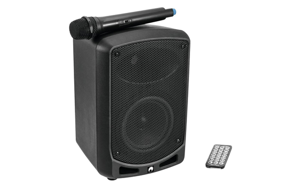 Omnitronic WAMS-065BT Wireless Enceinte Active En SET Avec Batterie image 2