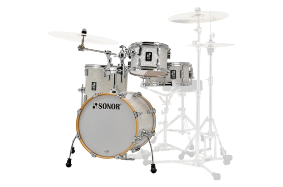 Sonor AQ2 Safari Shell Set White Pearl image 2