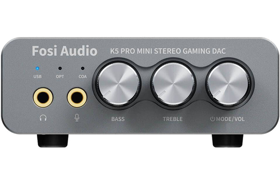 Set Fosi Audio K5 Pro DAC / Pronomic Amplificador De Auriculares image 2