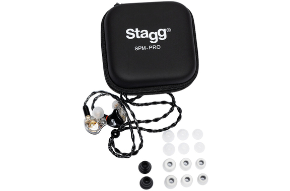 Auriculares In Ear Stagg SPM-PRO BK image 2