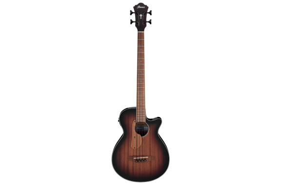 Ibanez AEGB24E-MHS Akustik Bass Mahogany Sunburst High Gloss  - Retoure (Zustand: sehr gut) image 2