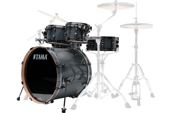 Tama MBS52HZBNSSGR Starclassic Performer Shell Kit Smoky Gray Set + Snare image 2